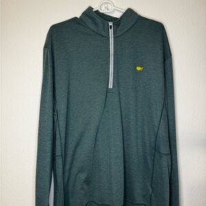 Masters Dark Green quarter zip